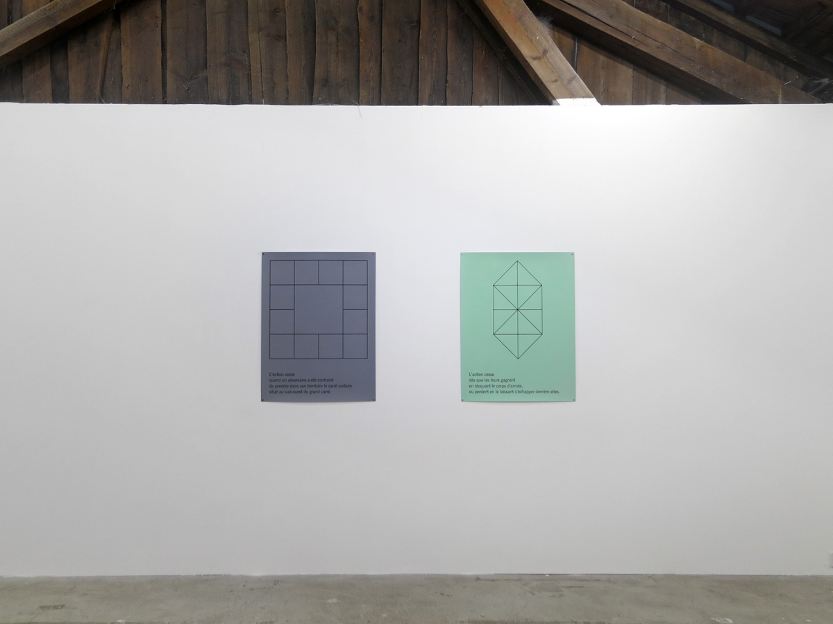 Elsa Werth, L’action cesse, Duplex Walden, Geneve, 2018, vue d’exposition_6